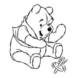 Página para colorir: ursinho Pooh (Filmes animados) #28609 - Páginas para Colorir Imprimíveis Gratuitamente