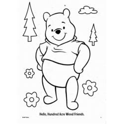 Página para colorir: ursinho Pooh (Filmes animados) #28620 - Páginas para Colorir Imprimíveis Gratuitamente