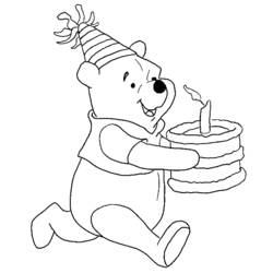 Página para colorir: ursinho Pooh (Filmes animados) #28812 - Páginas para Colorir Imprimíveis Gratuitamente