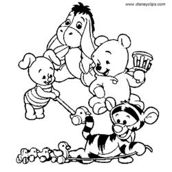 Página para colorir: ursinho Pooh (Filmes animados) #28821 - Páginas para Colorir Imprimíveis Gratuitamente