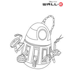 Página para colorir: Wall-E (Filmes animados) #132013 - Páginas para Colorir Imprimíveis Gratuitamente