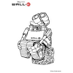 Página para colorir: Wall-E (Filmes animados) #132052 - Páginas para Colorir Imprimíveis Gratuitamente