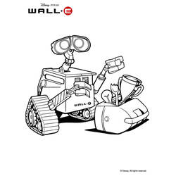 Página para colorir: Wall-E (Filmes animados) #132081 - Páginas para Colorir Imprimíveis Gratuitamente