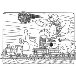 Página para colorir: Wallace e Gromit (Filmes animados) #133466 - Páginas para Colorir Imprimíveis Gratuitamente