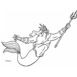 Desenho A Pequena Sereia (Filmes de Animação) #127277 para imprimir e colorir