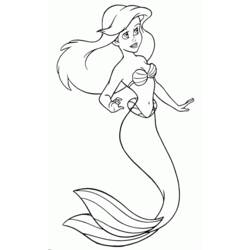 Desenho A Pequena Sereia (Filmes de Animação) #127301 para imprimir e colorir