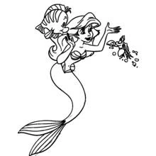 Desenho A Pequena Sereia (Filmes de Animação) #127320 para imprimir e colorir