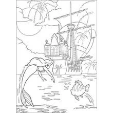Desenho A Pequena Sereia (Filmes de Animação) #127396 para imprimir e colorir