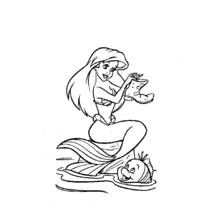 Desenho A Pequena Sereia (Filmes de Animação) #127417 para imprimir e colorir