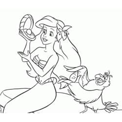 Desenho A Pequena Sereia (Filmes de Animação) #127430 para imprimir e colorir