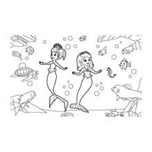Desenho A Pequena Sereia (Filmes de Animação) #127444 para imprimir e colorir