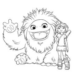 Desenhos para colorir: Abominável - Páginas para Colorir Imprimíveis Gratuitamente