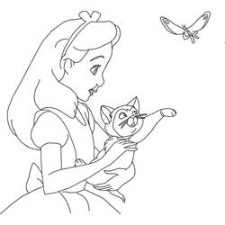 Desenho Alice no País das Maravilhas (Filmes de Animação) #202779 para imprimir e colorir