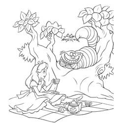 Desenho Alice no País das Maravilhas (Filmes de Animação) #202782 para imprimir e colorir