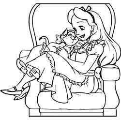Desenho Alice no País das Maravilhas (Filmes de Animação) #202783 para imprimir e colorir
