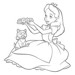 Desenho Alice no País das Maravilhas (Filmes de Animação) #202784 para imprimir e colorir