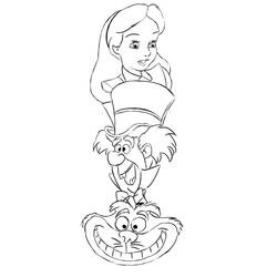 Desenho Alice no País das Maravilhas (Filmes de Animação) #202798 para imprimir e colorir