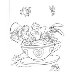 Desenho Alice no País das Maravilhas (Filmes de Animação) #202799 para imprimir e colorir