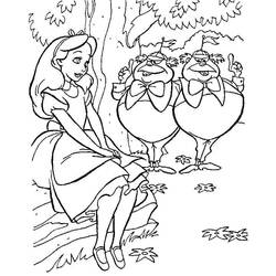 Desenho Alice no País das Maravilhas (Filmes de Animação) #202802 para imprimir e colorir
