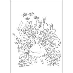 Desenho Alice no País das Maravilhas (Filmes de Animação) #202811 para imprimir e colorir