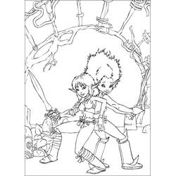 Desenhos para colorir: Arthur e the Minimoys - Páginas para Colorir Imprimíveis Gratuitamente