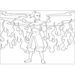 Desenhos para colorir: Avatar: A Lenda de Aang - Páginas para Colorir Imprimíveis Gratuitamente