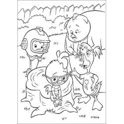 Página para colorir: Chicken Little (Filmes de Animação) #72678 - Páginas para Colorir Imprimíveis Gratuitamente