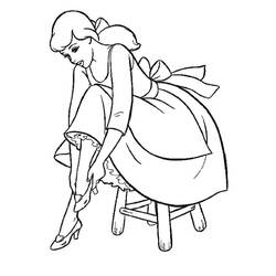 Desenho Cinderela (Filmes de Animação) #178021 para imprimir e colorir