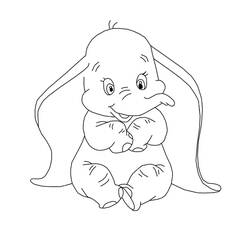 Desenho Dumbo (Filmes de Animação) #187120 para imprimir e colorir