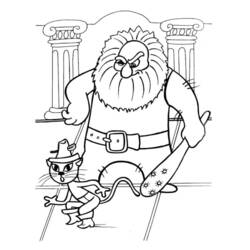 Página para colorir: Gato de Botas (Filmes de Animação) #170686 - Páginas para Colorir Imprimíveis Gratuitamente