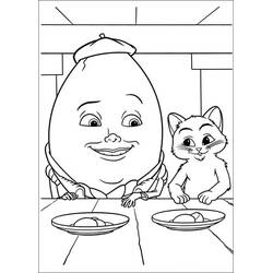Página para colorir: Gato de Botas (Filmes de Animação) #206789 - Páginas para Colorir Imprimíveis Gratuitamente