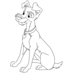 Desenho Lady e the Tramp (Filmes de Animação) #133273 para imprimir e colorir