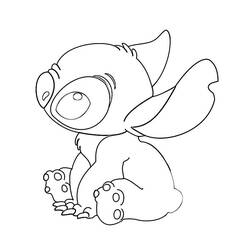 Desenhos para colorir: Lilo e Stitch - Páginas para Colorir Imprimíveis Gratuitamente