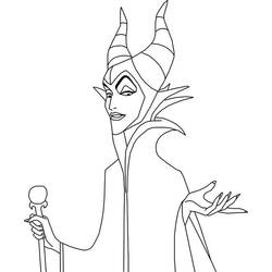 Desenhos para colorir: Malévola (Disney) - Páginas para Colorir Imprimíveis Gratuitamente