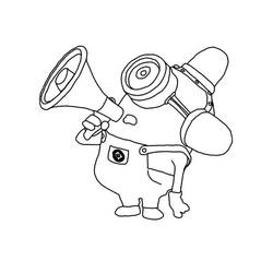 Página para colorir: Minions (Filmes de Animação) #72062 - Páginas para Colorir Imprimíveis Gratuitamente