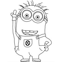 Página para colorir: Minions (Filmes de Animação) #72066 - Páginas para Colorir Imprimíveis Gratuitamente