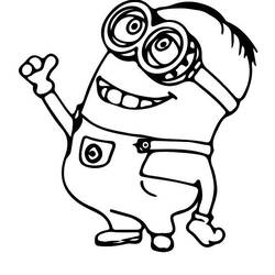 Página para colorir: Minions (Filmes de Animação) #72070 - Páginas para Colorir Imprimíveis Gratuitamente