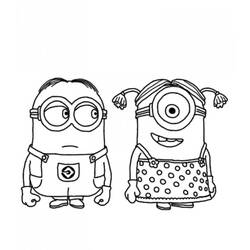 Página para colorir: Minions (Filmes de Animação) #72084 - Páginas para Colorir Imprimíveis Gratuitamente