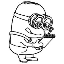 Página para colorir: Minions (Filmes de Animação) #72125 - Páginas para Colorir Imprimíveis Gratuitamente