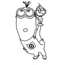 Página para colorir: Minions (Filmes de Animação) #72126 - Páginas para Colorir Imprimíveis Gratuitamente