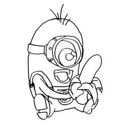 Página para colorir: Minions (Filmes de Animação) #72147 - Páginas para Colorir Imprimíveis Gratuitamente