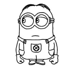 Página para colorir: Minions (Filmes de Animação) #72158 - Páginas para Colorir Imprimíveis Gratuitamente