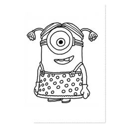 Página para colorir: Minions (Filmes de Animação) #72159 - Páginas para Colorir Imprimíveis Gratuitamente