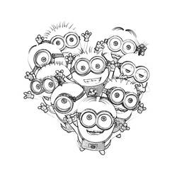 Página para colorir: Minions (Filmes de Animação) #72167 - Páginas para Colorir Imprimíveis Gratuitamente