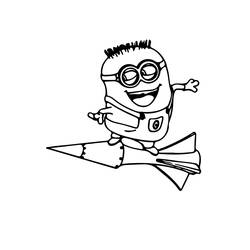 Página para colorir: Minions (Filmes de Animação) #72168 - Páginas para Colorir Imprimíveis Gratuitamente