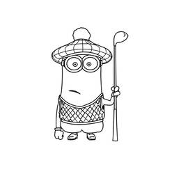Página para colorir: Minions (Filmes de Animação) #72173 - Páginas para Colorir Imprimíveis Gratuitamente