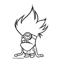 Página para colorir: Minions (Filmes de Animação) #72175 - Páginas para Colorir Imprimíveis Gratuitamente