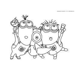 Página para colorir: Minions (Filmes de Animação) #72180 - Páginas para Colorir Imprimíveis Gratuitamente