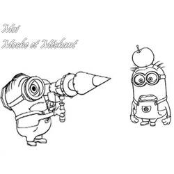 Página para colorir: Minions (Filmes de Animação) #72190 - Páginas para Colorir Imprimíveis Gratuitamente