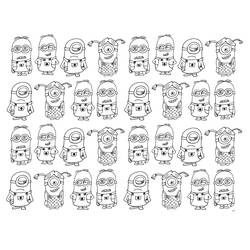 Página para colorir: Minions (Filmes de Animação) #72247 - Páginas para Colorir Imprimíveis Gratuitamente